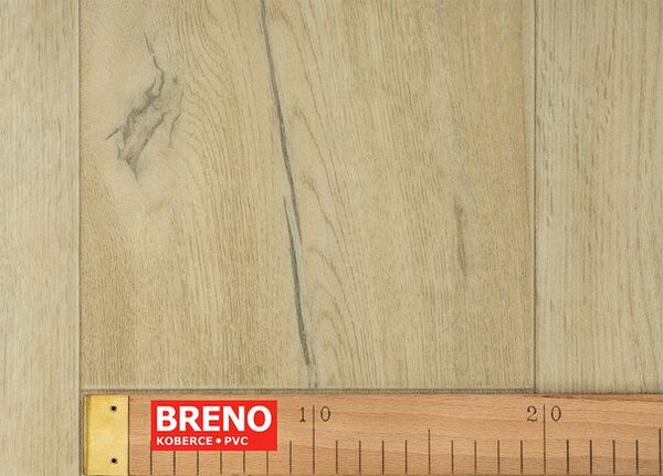 Breno PVC QUATROTEX Annapurna 532 – světlé dřevo, šíře 400 cm