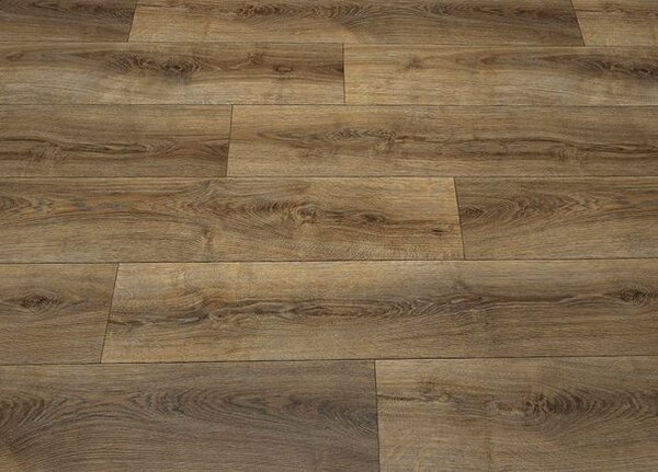 Breno PVC CARBONTEX Cherbourg Oak 546 – tmavé dřevo, šíře 400 cm