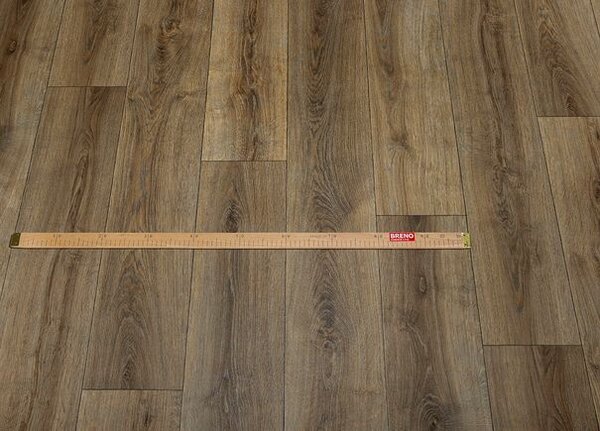 Breno PVC CARBONTEX Cherbourg Oak 546 – tmavé dřevo, šíře 400 cm