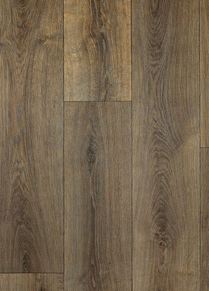 Breno PVC CARBONTEX Cherbourg Oak 546 – tmavé dřevo, šíře 400 cm