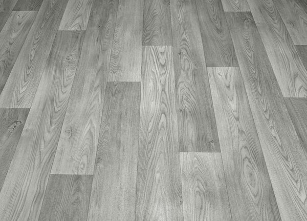 Breno PVC SMARTEX Sugar Oak 997L – šedé dřevo, šíře 400 cm