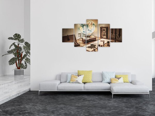 Obraz - cestovatelský stůl (125x70 cm)