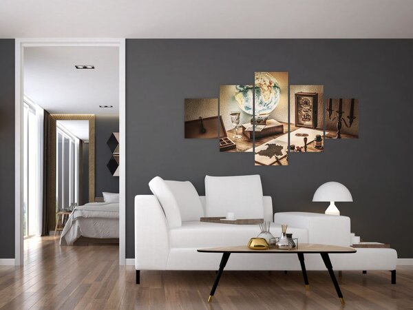 Obraz - cestovatelský stůl (125x70 cm)