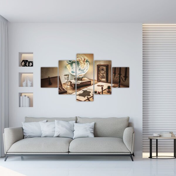 Obraz - cestovatelský stůl (125x70 cm)