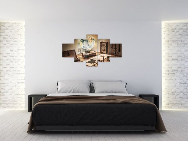 Obraz - cestovatelský stůl (125x70 cm)