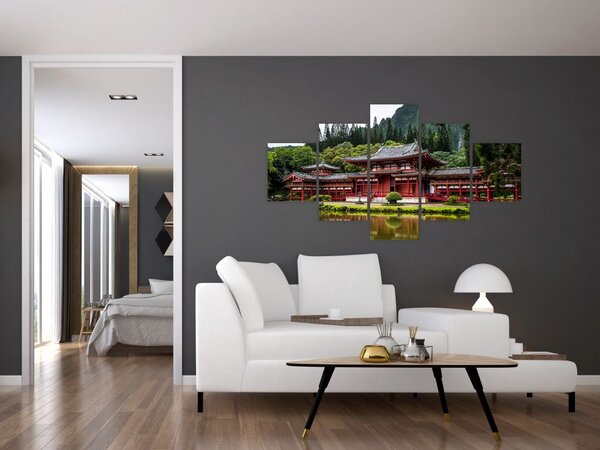 Obraz - čínská architektura (125x70 cm)