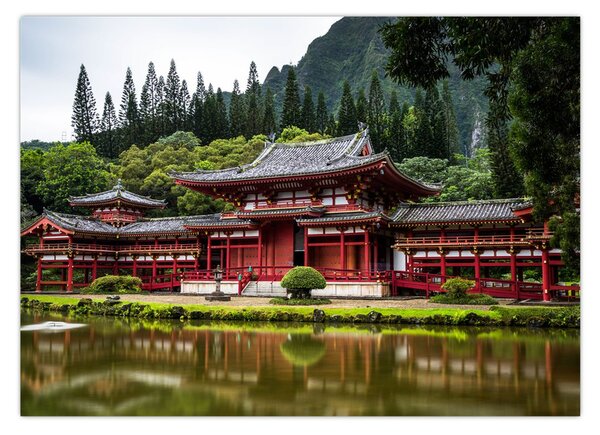 Obraz - čínská architektura (70x50 cm)