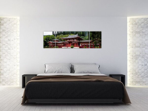 Obraz - čínská architektura (170x50 cm)