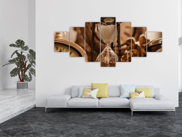 Obraz - přesýpací hodiny (210x100 cm)