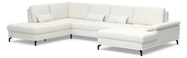 SEDACÍ SOUPRAVA, kůže, bílá Sit & More - Sedací soupravy, Online Only