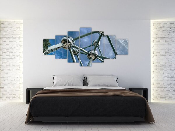 Obraz - atomium v Bruselu (210x100 cm)