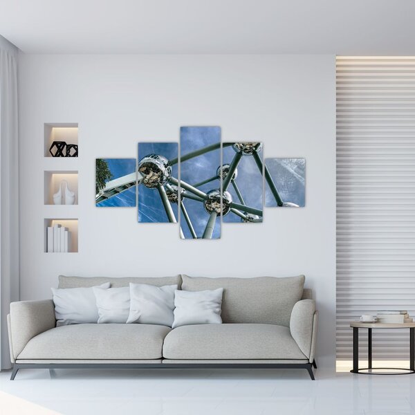 Obraz - atomium v Bruselu (125x70 cm)
