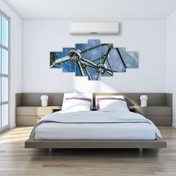 Obraz - atomium v Bruselu (210x100 cm)