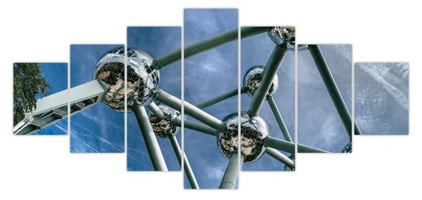 Obraz - atomium v Bruselu (210x100 cm)