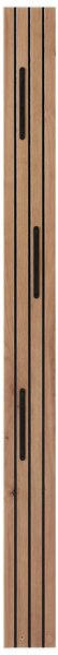 ŠATNA, bílá, dub artisan, 140/188/37 cm Voleo - Online Only šatny & botníky, Online Only