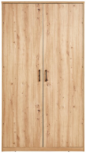 ŠATNÍ SKŘÍŇ S OTOČNÝMI DVEŘMI, dub artisan, 106/194/54 cm Xora - Šatní skříně
