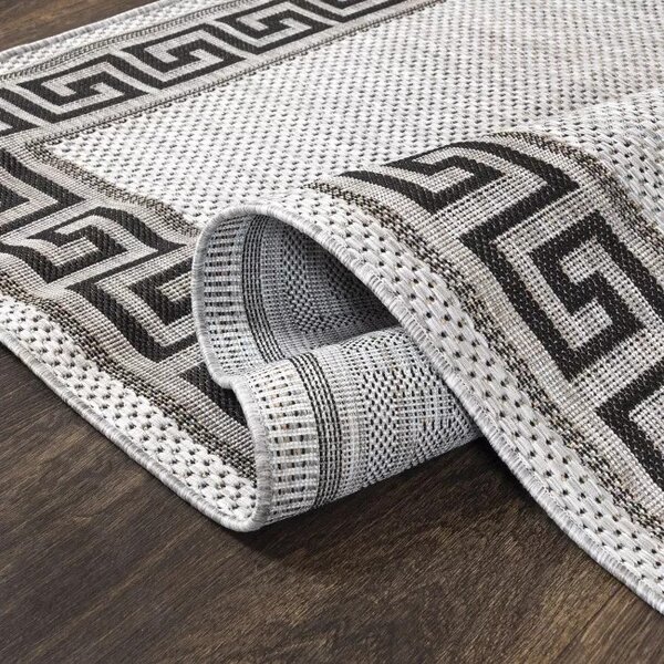 Makro Abra Kusový koberec Sisal MELISSA KF91A šedý Rozměr: 60x100 cm