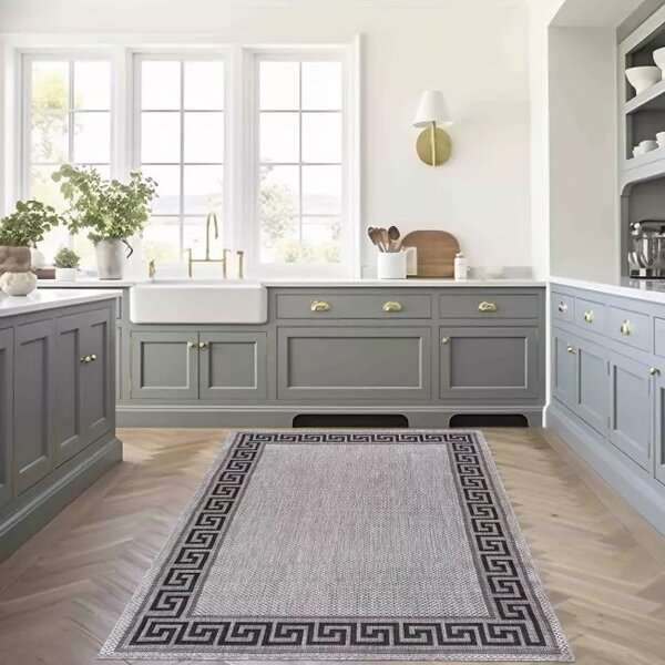 Makro Abra Kusový koberec Sisal MELISSA KF91A šedý Rozměr: 60x100 cm