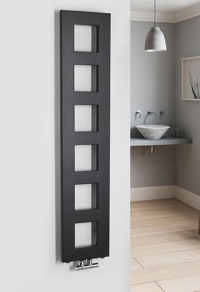 Sapho Sapho, BLOCK topné těleso 280x1330 mm, černá matná, IR181
