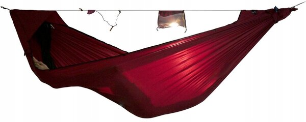 Turistická houpací síť Ticket To The Moon Pro burgundy 325 x 170 cm