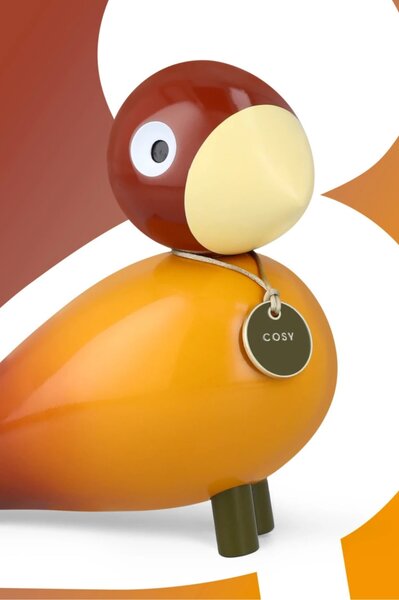 Dřevěný ptáček Cosy Story Bird – sběratelská edice