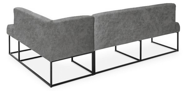 ROHOVÁ LAVICE, buk, šedá Livetastic - Online Only jídelní židle & lavice, Online Only