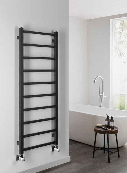 Sapho Sapho, MAKRO LIGHT topné těleso 400x1140 mm, černá matná, IR445TB