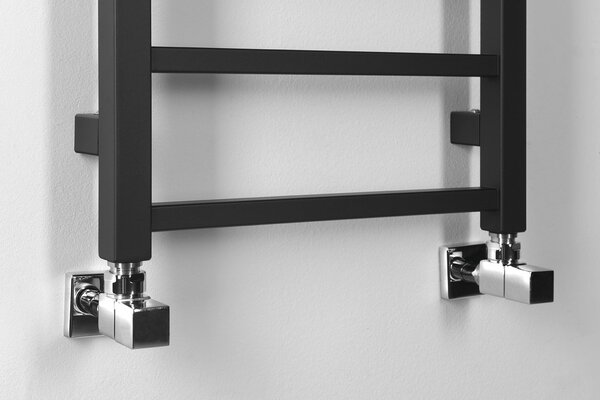 Sapho Sapho, MAKRO LIGHT topné těleso 400x1140 mm, černá matná, IR445TB
