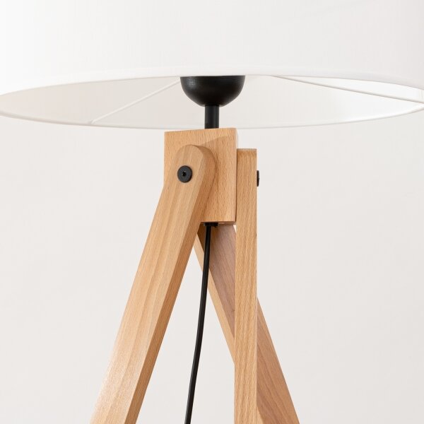 Sollux SL.1908 - Stojací lampa NATT 1xE27/15W/230V bílá