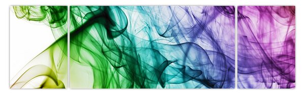 Obraz - barevný kouř (170x50 cm)