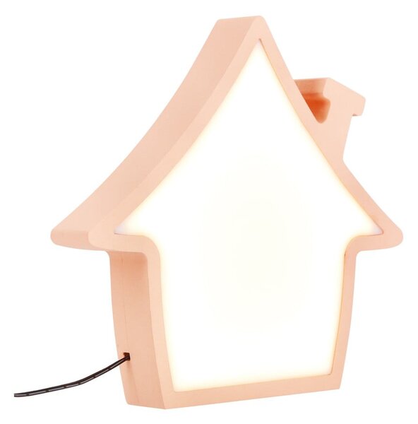 Růžová dětská lampička House – Candellux Lighting