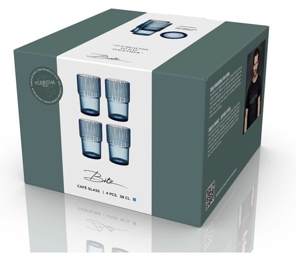 Sklenice v sadě 4 ks 380 ml Kusintha – Bitz