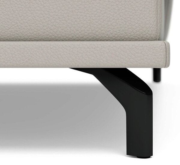 SEDACÍ SOUPRAVA, kůže, světle šedá Sit & More - Sedací soupravy, Online Only