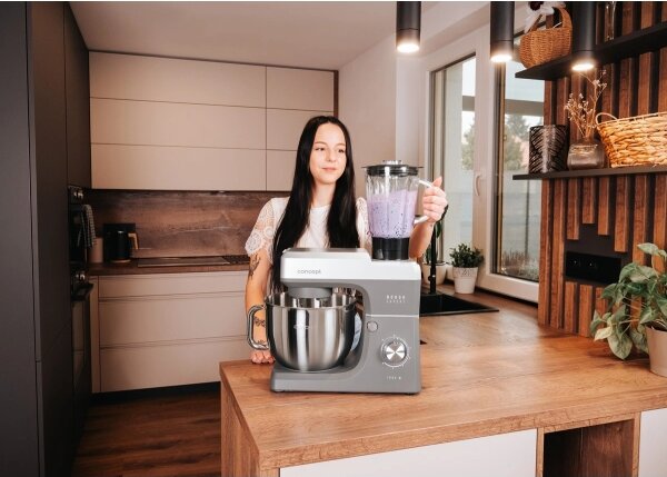 Concept RM6000 - Kuchyňský robot DOUGH EXPERT 1900W/230V antracit/nerez