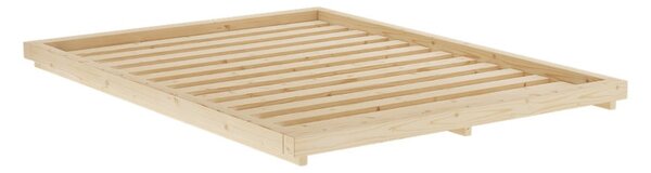 Dvoulůžková postel z borovicového dřeva s roštem 180x200 cm Dock – Karup Design