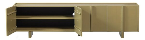 Khaki TV stolek z borovicového dřeva 200x53x46 cm Basu – WOOOD