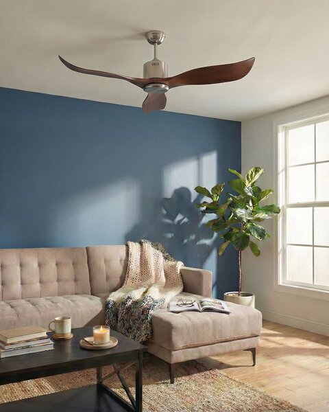 Stropní ventilátor ROSEAU Hnědá