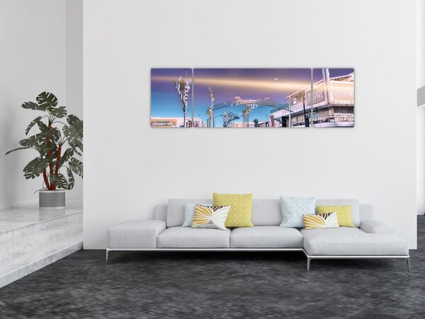 Obraz ulice v Las Vegas (170x50 cm)