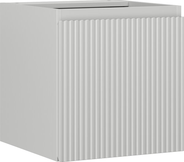 Mexen Rivel, koupelnová skříňka 45 cm, 1 dvířka, s drážkami, šedá matná, 91A21-04547-1-BF62
