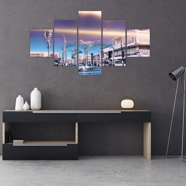 Obraz ulice v Las Vegas (125x70 cm)