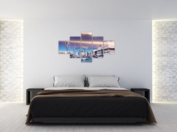 Obraz ulice v Las Vegas (125x70 cm)
