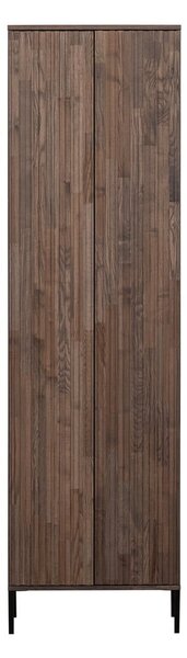 Hnědá skříňka z jasanového dřeva 60x210 cm Gravure – WOOOD