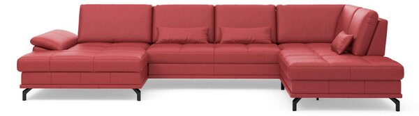 SEDACÍ SOUPRAVA, kůže, červená Sit & More - Sedací soupravy, Online Only