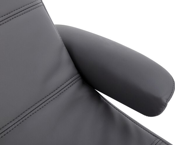 RELAXAČNÍ KŘESLO S TABURETEM, textil, šedá Livetastic - Křesla klasická, Online Only
