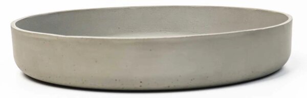 Dekorační miska ORYVEN, sklolaminát, průměr 30 cm, beton design