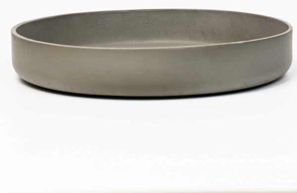 Dekorační miska ORYVEN, sklolaminát, průměr 34 cm, beton design