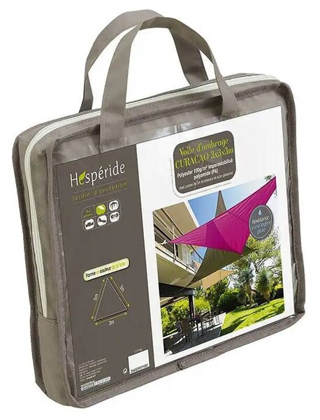 Hesperide stínící plachta Curacao 3x3x3m taupe
