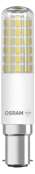 LEDVANCE LED žárovka T Slim 8 W 220-240 V B15d 2700 K stmívatelná čirá