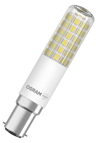 LEDVANCE LED žárovka T Slim 8 W 220-240 V B15d 2700 K stmívatelná čirá