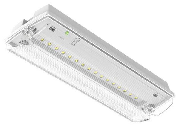 LEDVANCE nouzové LED svítidlo BULKHEAD 1,3 W 220-240 V 5700 K 3 h IP65